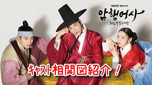 暗行御史 アメンオサ キャスト 相関図画像 カメオ 特別出演