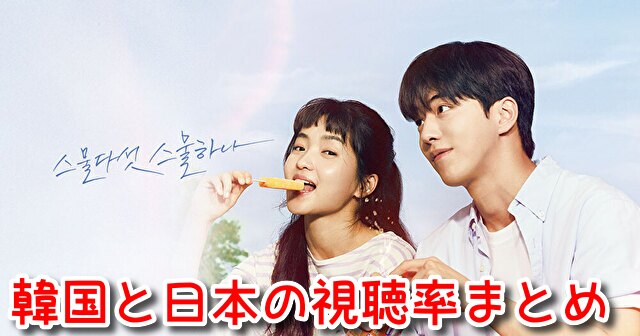 二十五、二十一　視聴率　韓国　日本　全放送