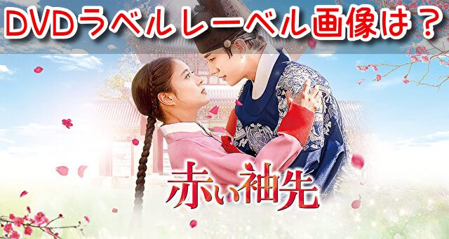 赤い袖先 DVD ラベル レーベル画像 メイキング BOX発売日 購入特典