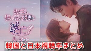 ある日私の玄関に　視聴率　韓国　日本　海外　人気の違い