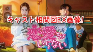 恋愛なんていらない キャスト 相関図 EX 画像 カメオ 登場人物