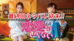恋愛なんていらない 最終回 ネタバレ 結末 ヨルム ジェフン