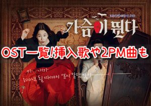 ハートビート　韓国ドラマ　OST　一覧　挿入歌　2PM　曲