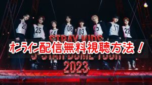 スキズ　2023　オンライン　ドーム　ライブ　無料視聴　配信　アプリ