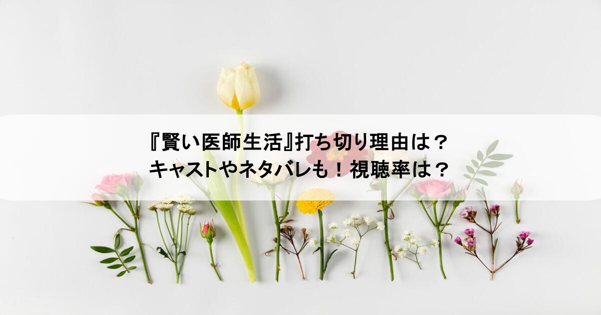 『賢い医師生活』打ち切り理由は？キャストやネタバレも！視聴率は？